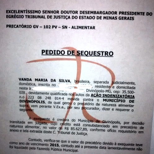 Pedido de sequestro2